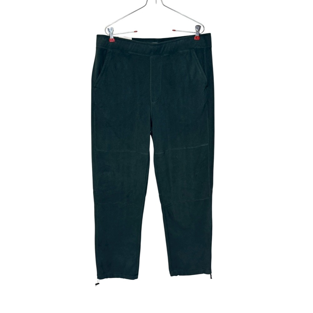 Zara Men's Pants Activewear Straight Relaxed Fit Pockets Hi-Rise Green Large NWT